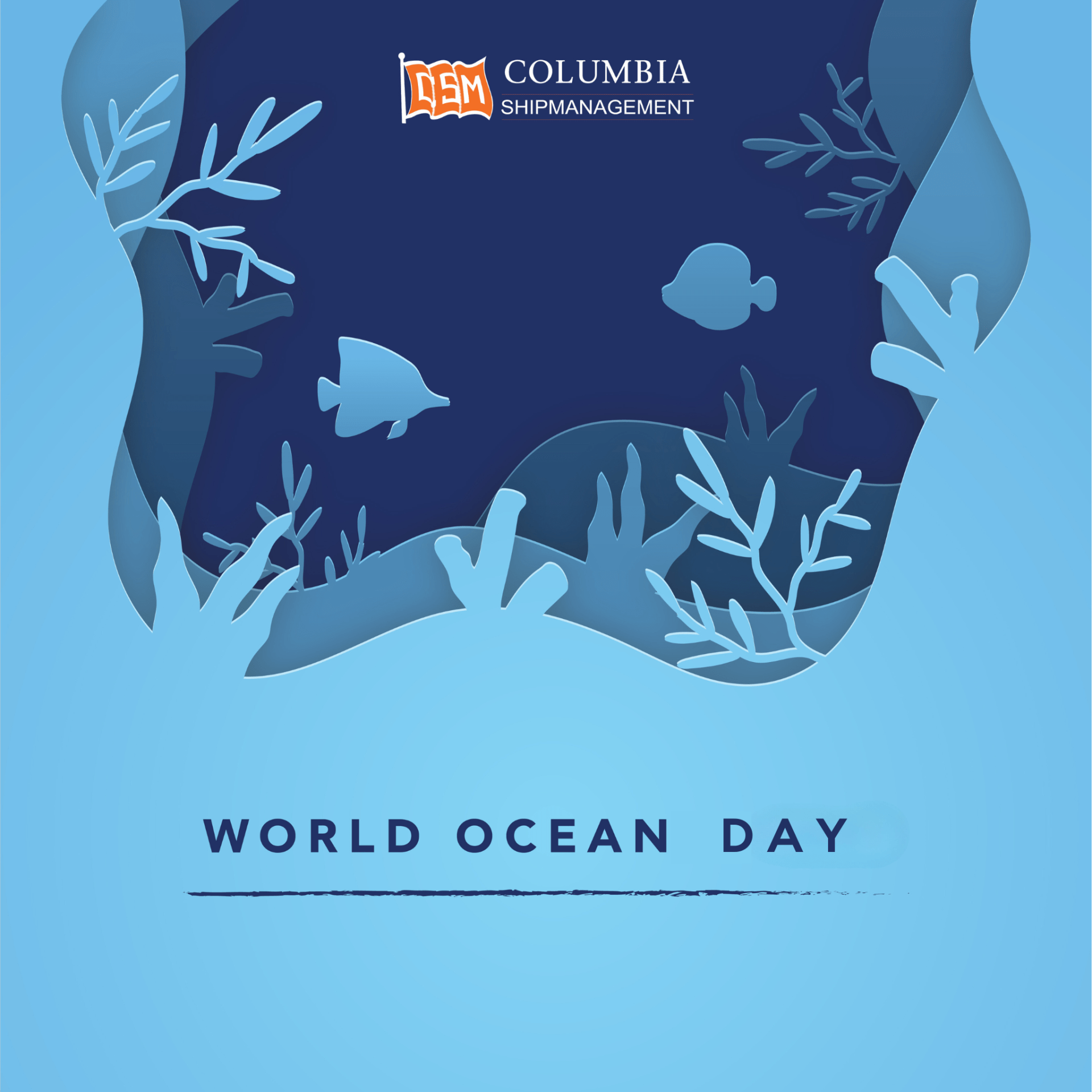 world ocean day banner